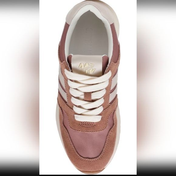 Steve Madden Blume Mixed  Media Sneaker 7.5 - Picture 4 of 6